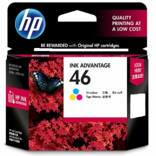 CZ638AE - HP 46 Tri-Colour Ink Advantage Original Ink Cartridge